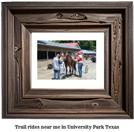 trail rides near me in University Park, Texas